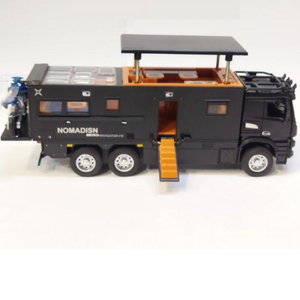 ماشین اسباب بازی کامیون کمپر مرسدس بنز مشکی مقیاس 1:24 BENZ NOMADISN_اسباب بازی